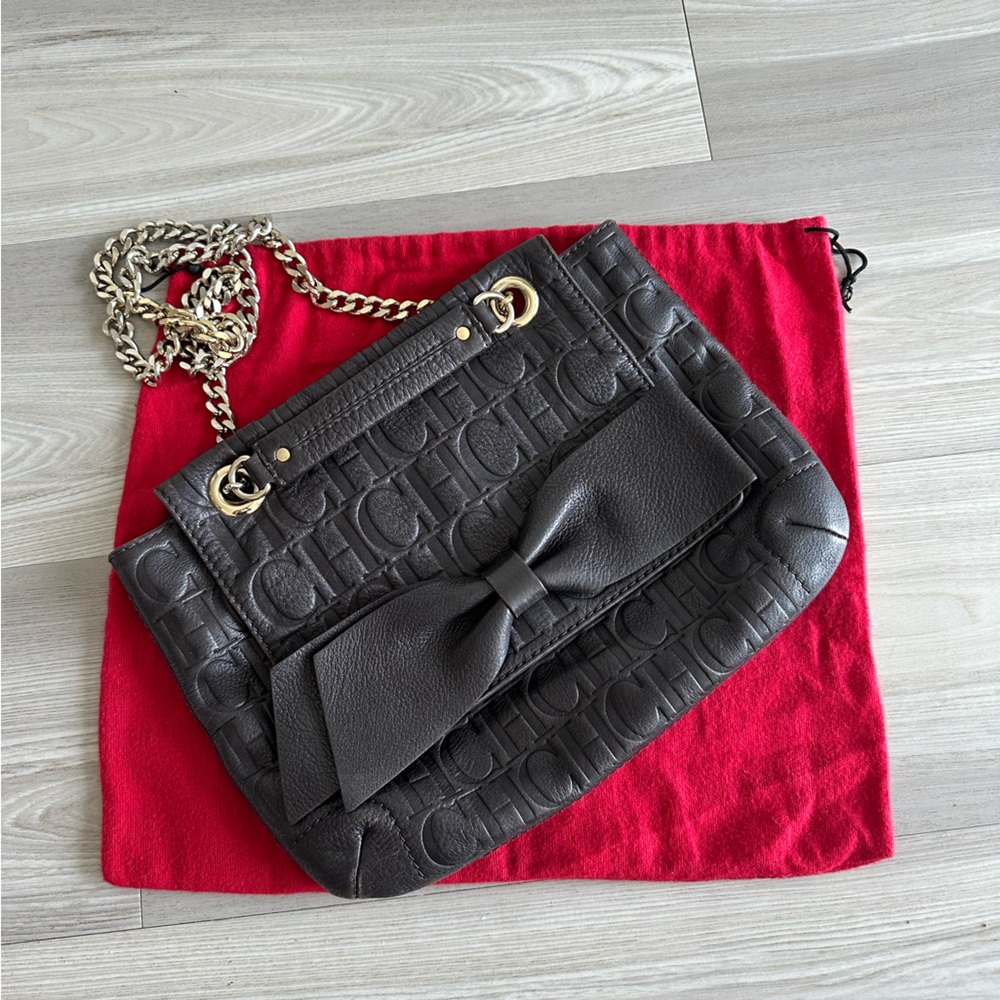 Carolina Herrera adjustable strap purse